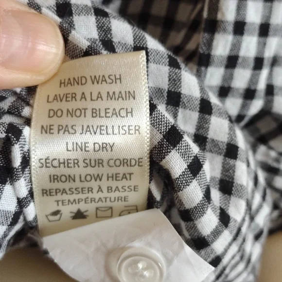 Max Studio gingham top - Picture 8 of 9